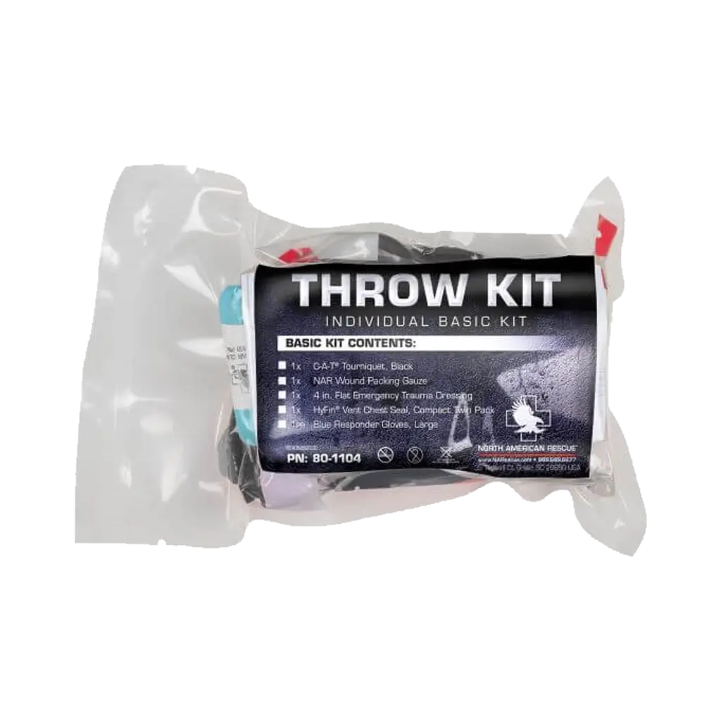 North American Rescue Individual Throw Kit