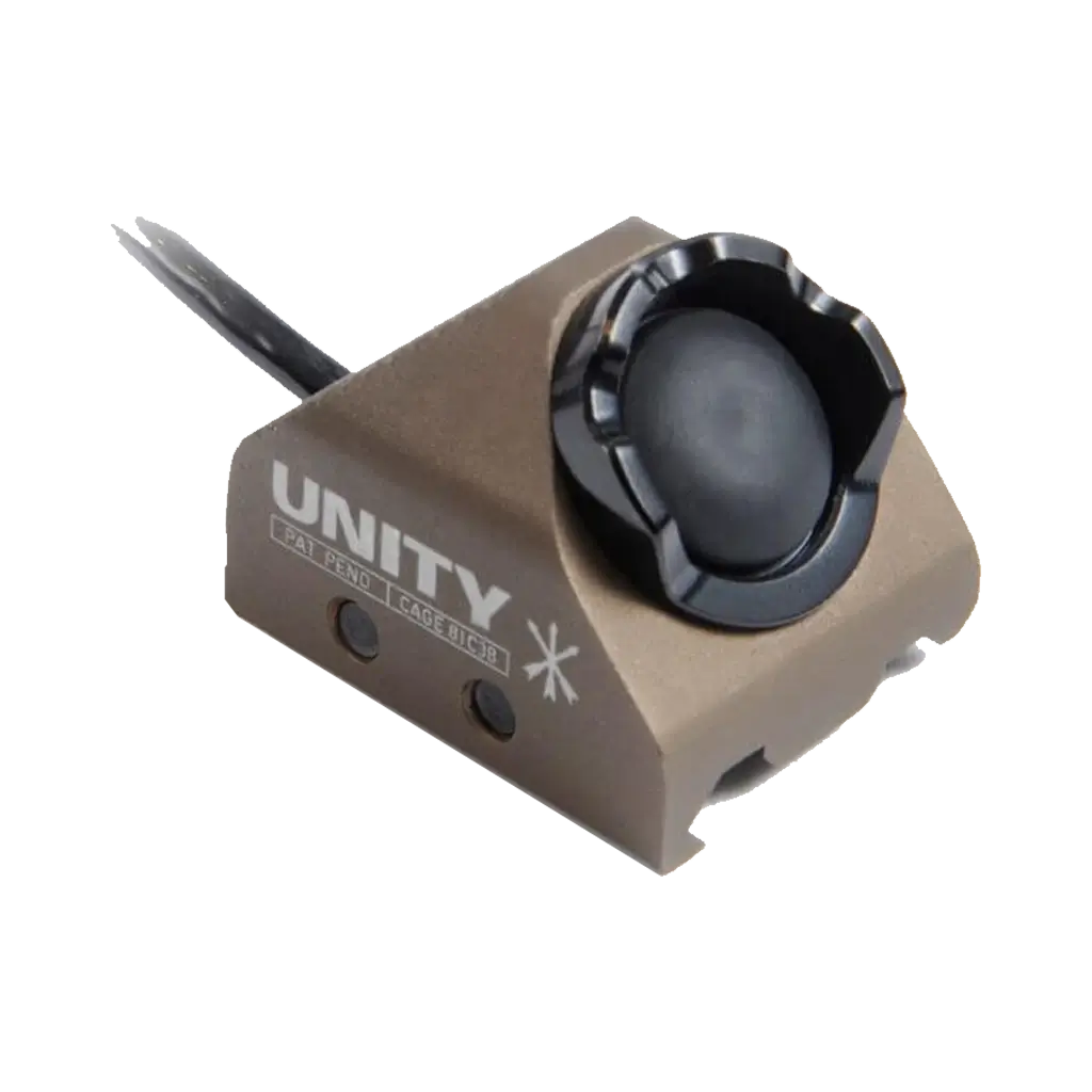 Unity Tactical - HOT BUTTON - M1913 Rail - Crane Type Laser - 7" Lead - FDE