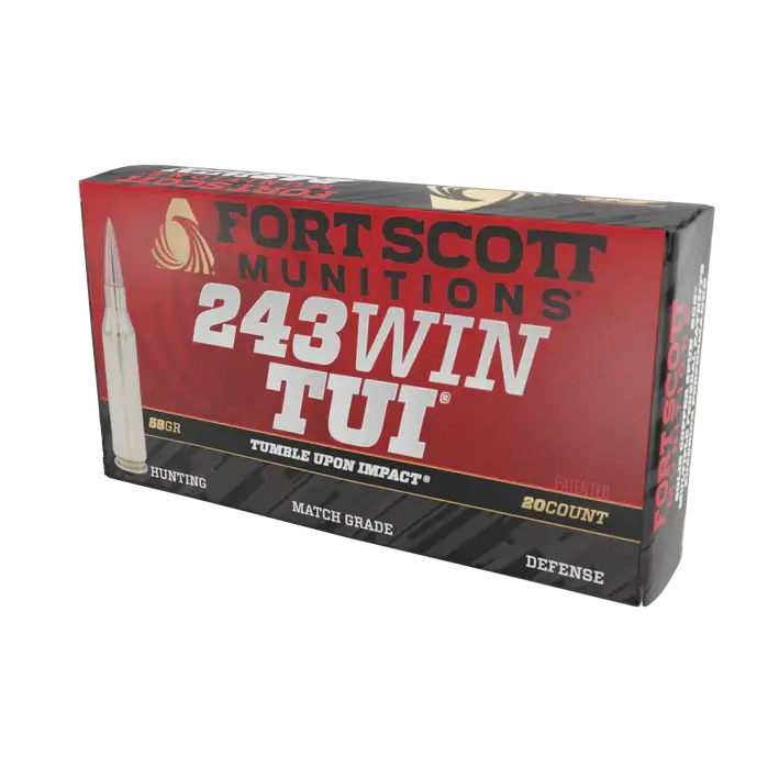 Fort Scott 243 Win - 58 Grain - TUI - 20 Rounds