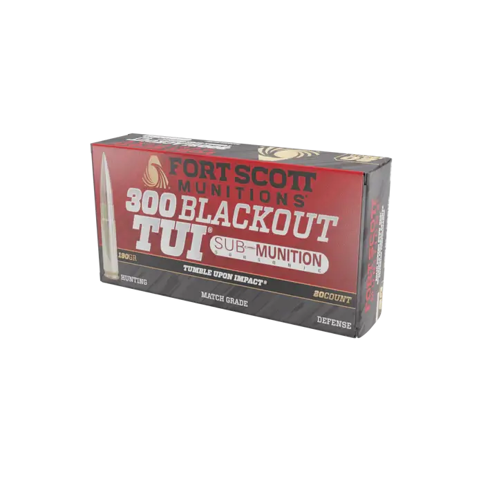 Fort Scott 300 Blackout - 190 Grain - Sub-Munition - TUI - 20 Rounds