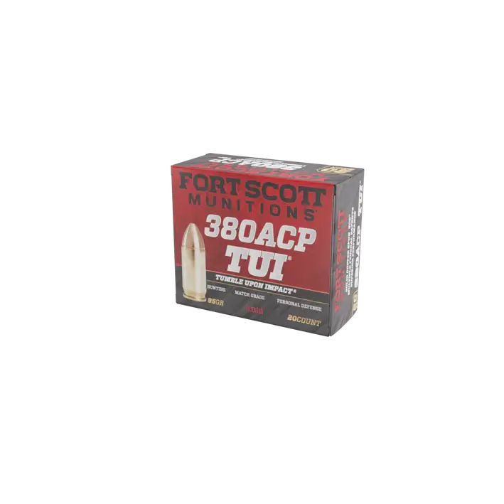 Fort Scott 380 ACP - 95 Grain - TUI - 20 Rounds