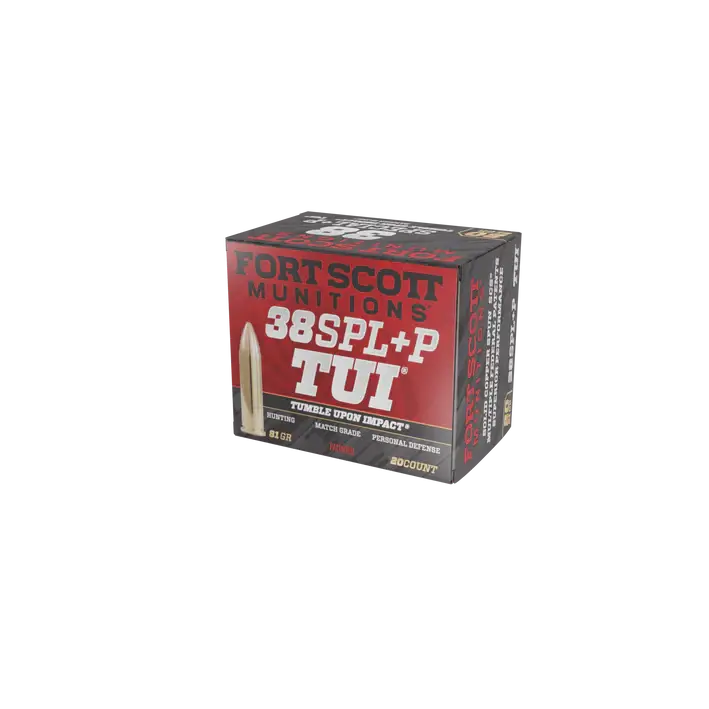 Fort Scott 38 Special +P - 81 Grain - TUI - 20 Rounds