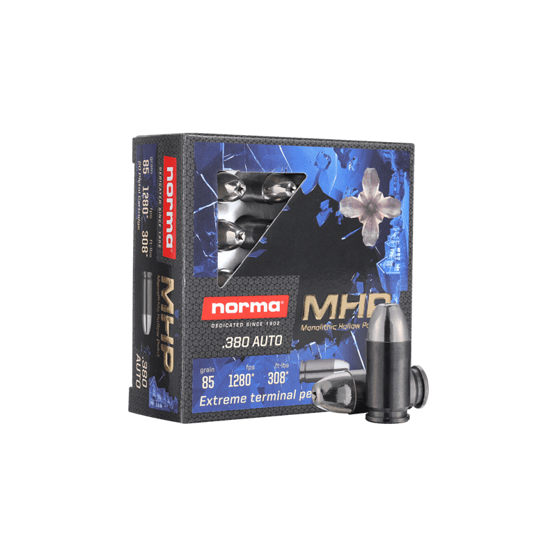 Norma 380 Auto - 85 Grain - MHP - 20 Rounds