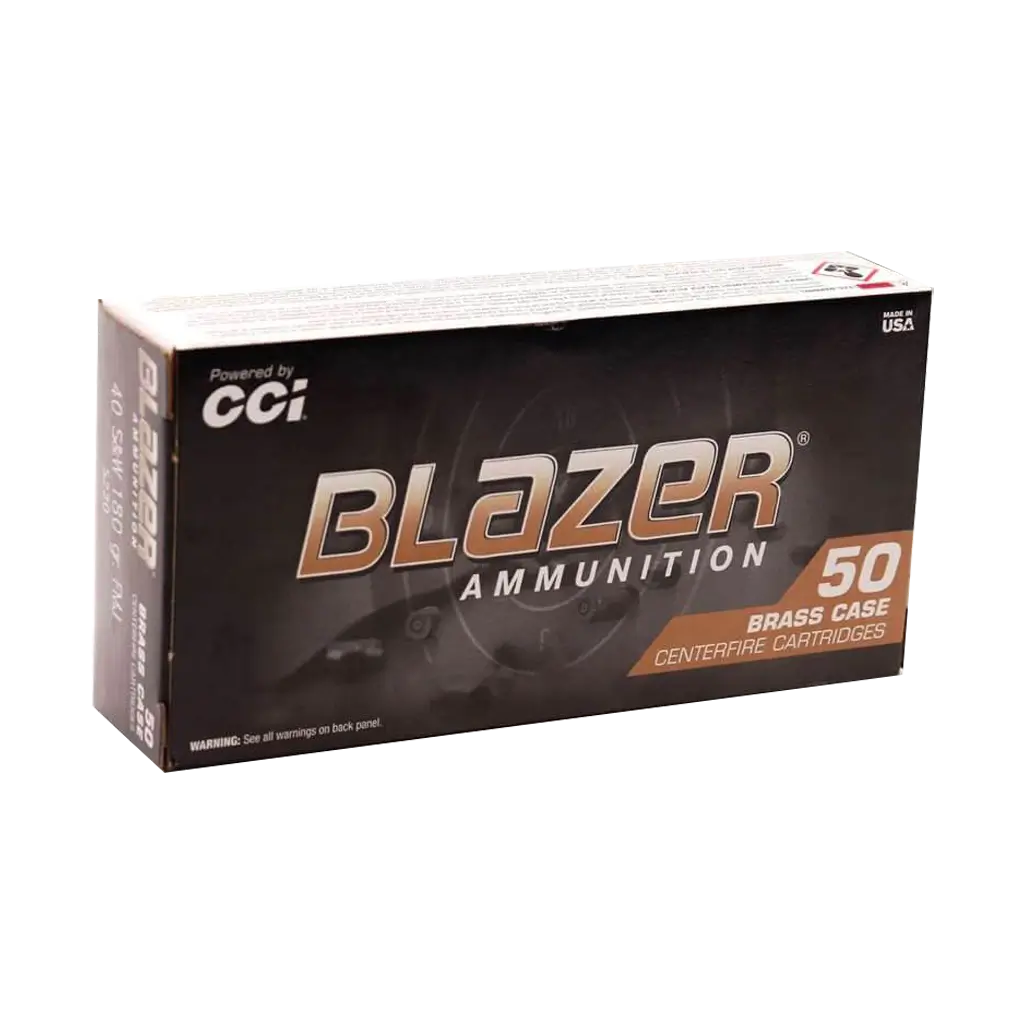 CCI 40 S&W - 180 Grain - FMJ - 50 Rounds